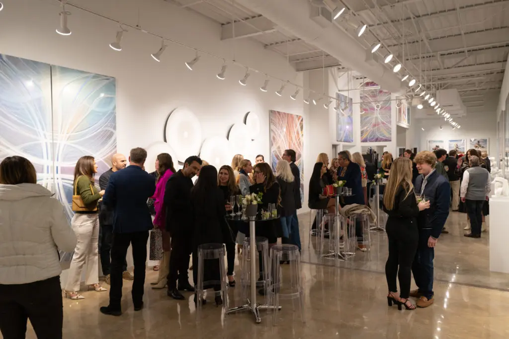 The grand opening of the Christopher Martin Gallery in the Upper Kirby District's Gallery Row in Houston (Photo by Daniel Ortiz)