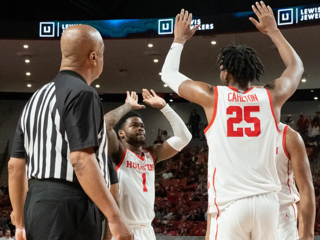 Josh Carlton gives Kelvin Sampson's Houston team a big man it can play through.  (Photo by F. Carter Smith)