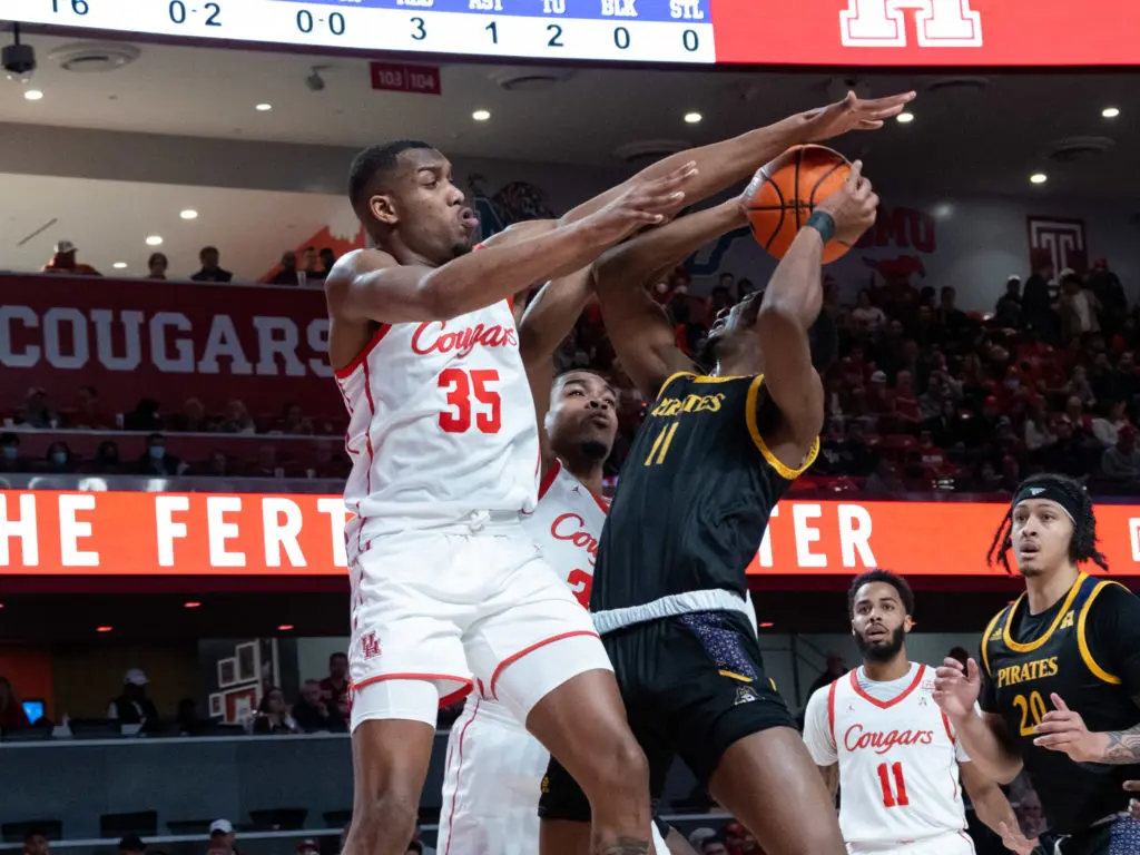 Fabian White Jr. knows this somewhat depleted University of Houston team needs to win with defense. (Photo by F. Carter Smith)