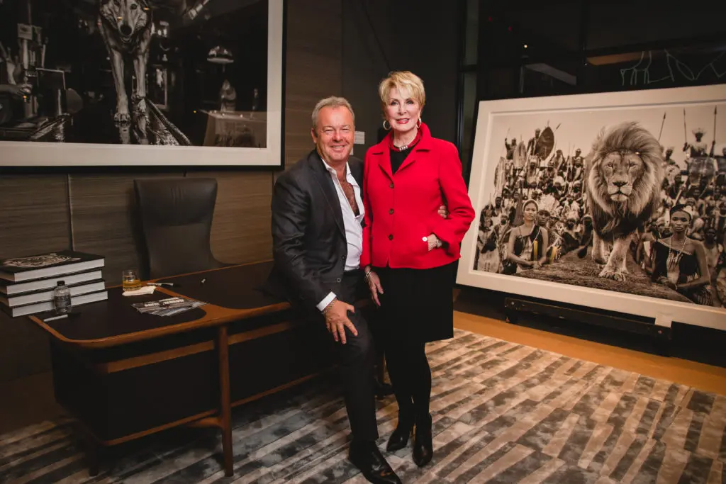 David Yarrow, Dr. Mary Ann Reynolds-Wilkins  (Photo by Johnny Than )