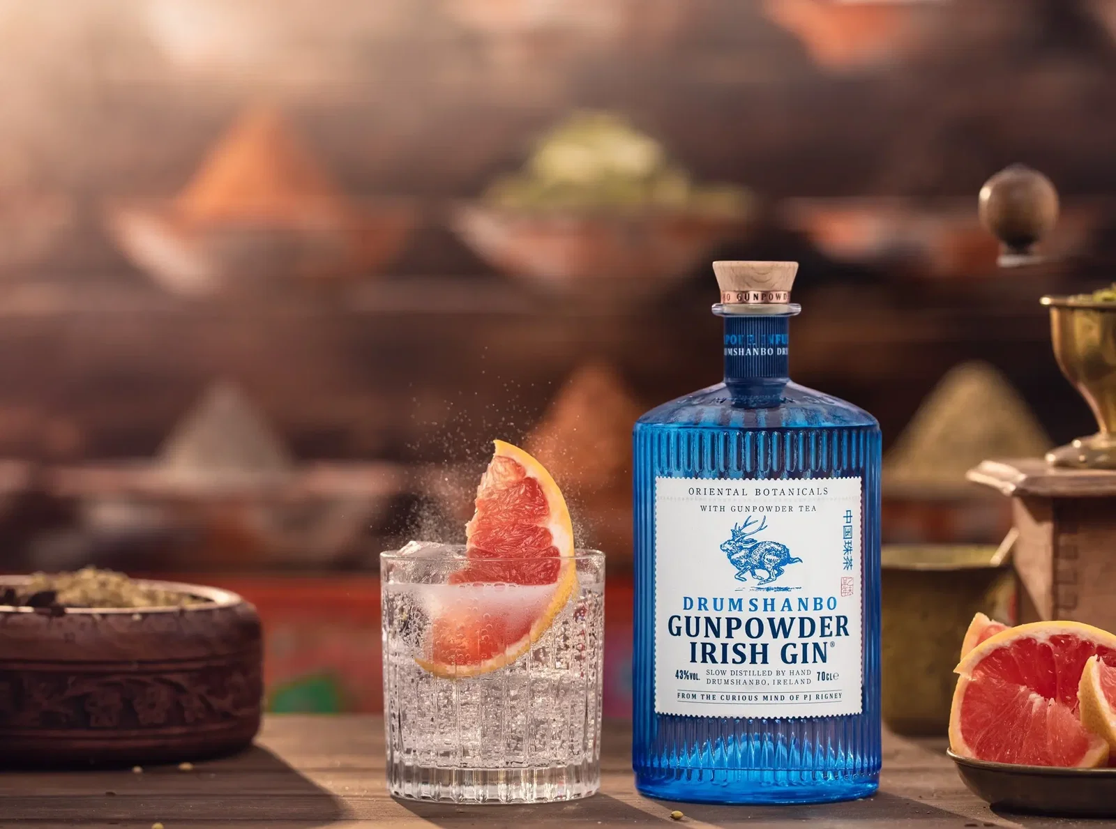 Asian botanicals and Irish gin: Drumshanbo makes a mean gin & tonic. (Courtesy Drumshanbo Gunpowder Irish Gin)