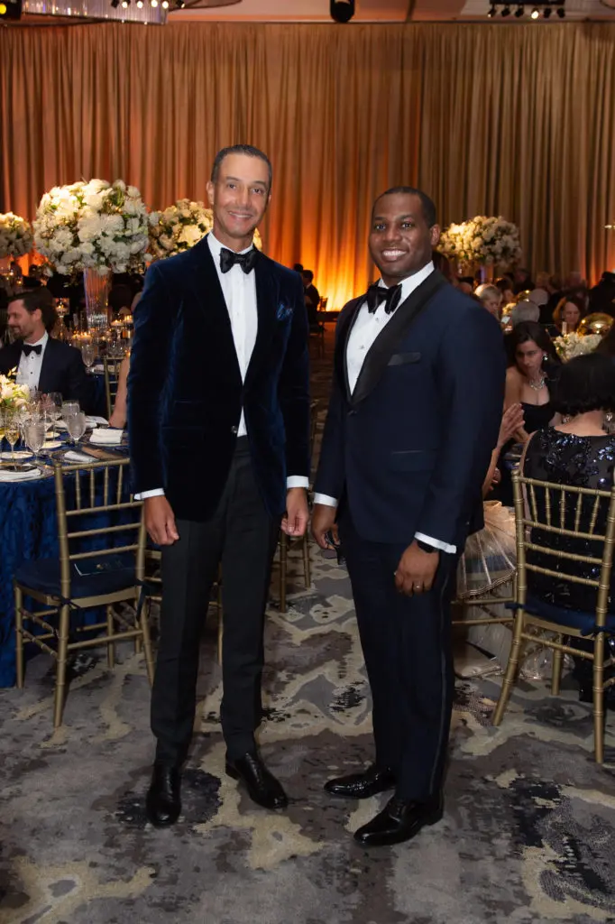 Fundi Mwamba, Quentin Smith at the Houston Symphony Ball held at the Post Oak Hotel. (Photo by Wilson Parish)