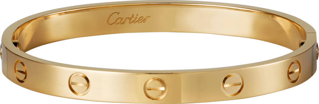 Cartier, Yellow Gold Love Bracelet, $6,900