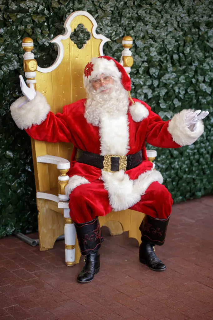 Santa was prepared to hear from little one's what they wanted to find under their tree (Photo by WJN Photo)