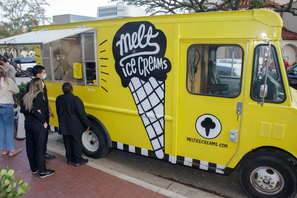Even with chillier temps most won't turn down the chance for some ice cream (Photo by WJN Photo)
