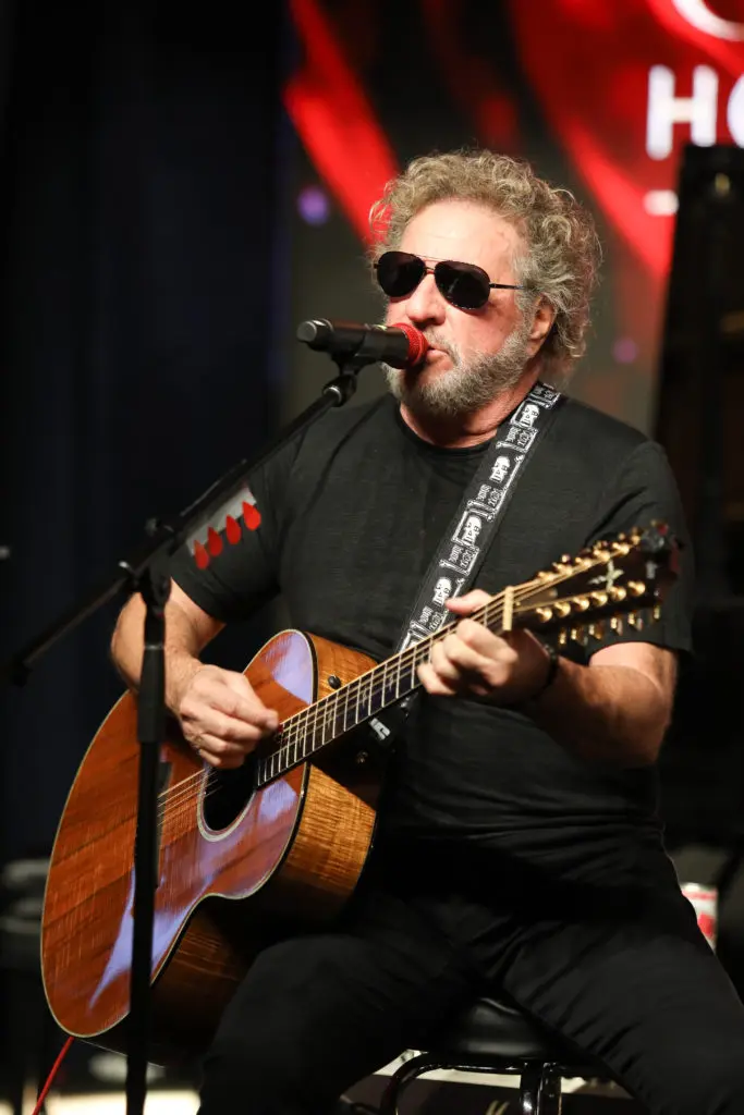 Legendary rocker Sammy Hagar on stage at the Post Oak Hotel where he performed at the Houston Symphony Ball. (Photo by Priscilla Dickson)