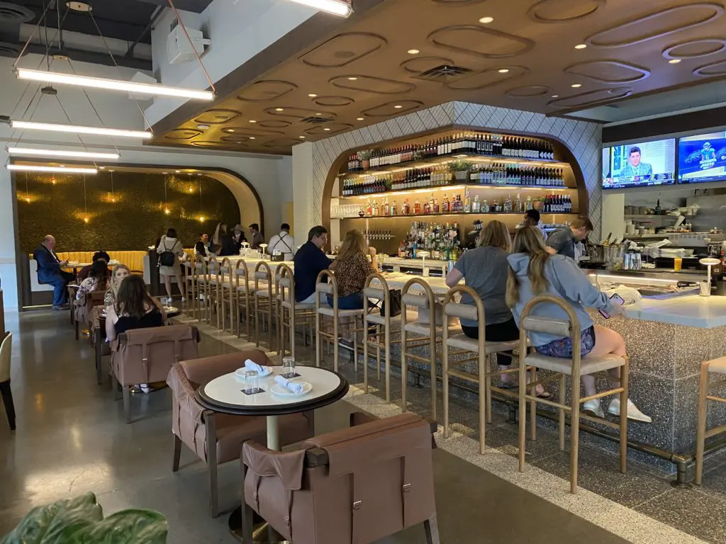 While Daily Gather is super family oriented, the bar offers a sophisticated ambience for imbibing. (Photo by Shelby Hodge)