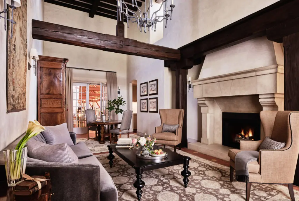 Jordan has three remodeled suites overlooking their stunning estate. 