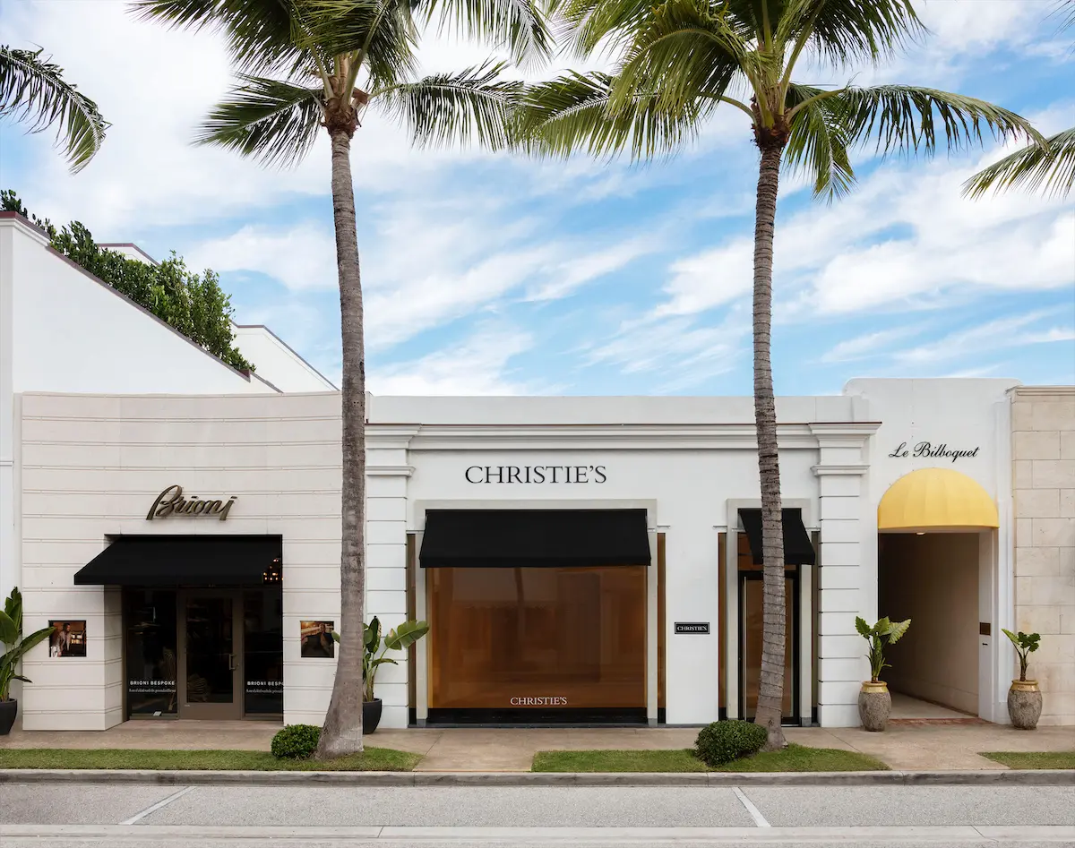 Christie’s Palm Beach Pop-Up Space on Worth Avenue.