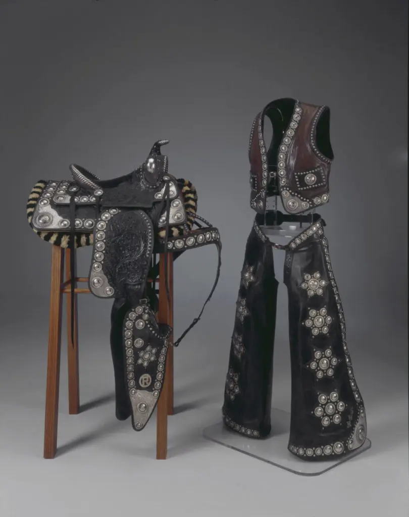 The Edward H Bohlin Company, Parade Saddle and Outfit is on view at the Sid Richardson Museum.