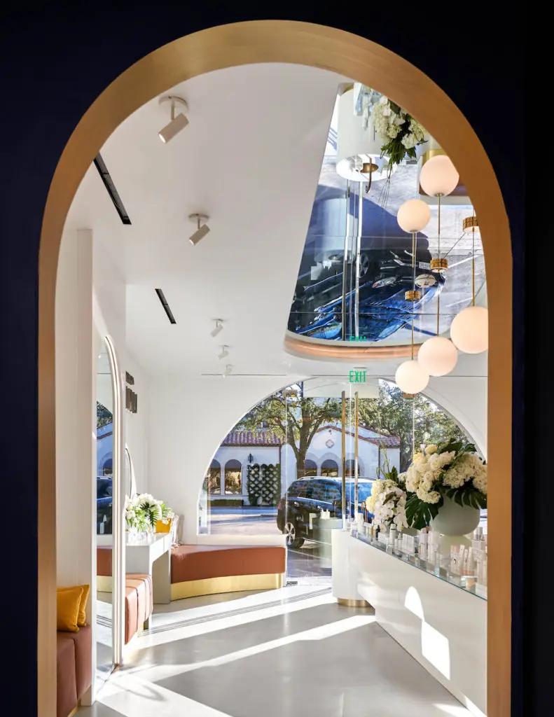 A sunny view of Dr. Barbara Sturm's new Dallas boutique and spa.  (Photo by Nathan Schroder)