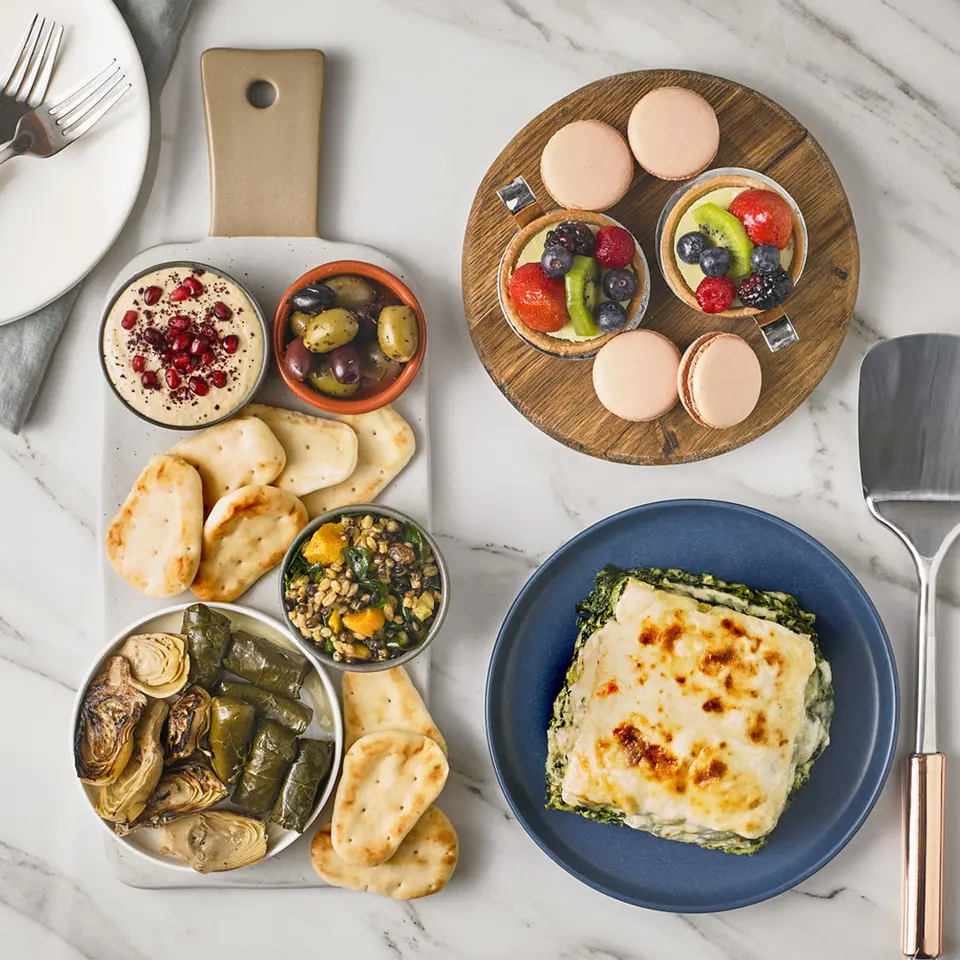 Central Market's Valentines Vegetarian meal.