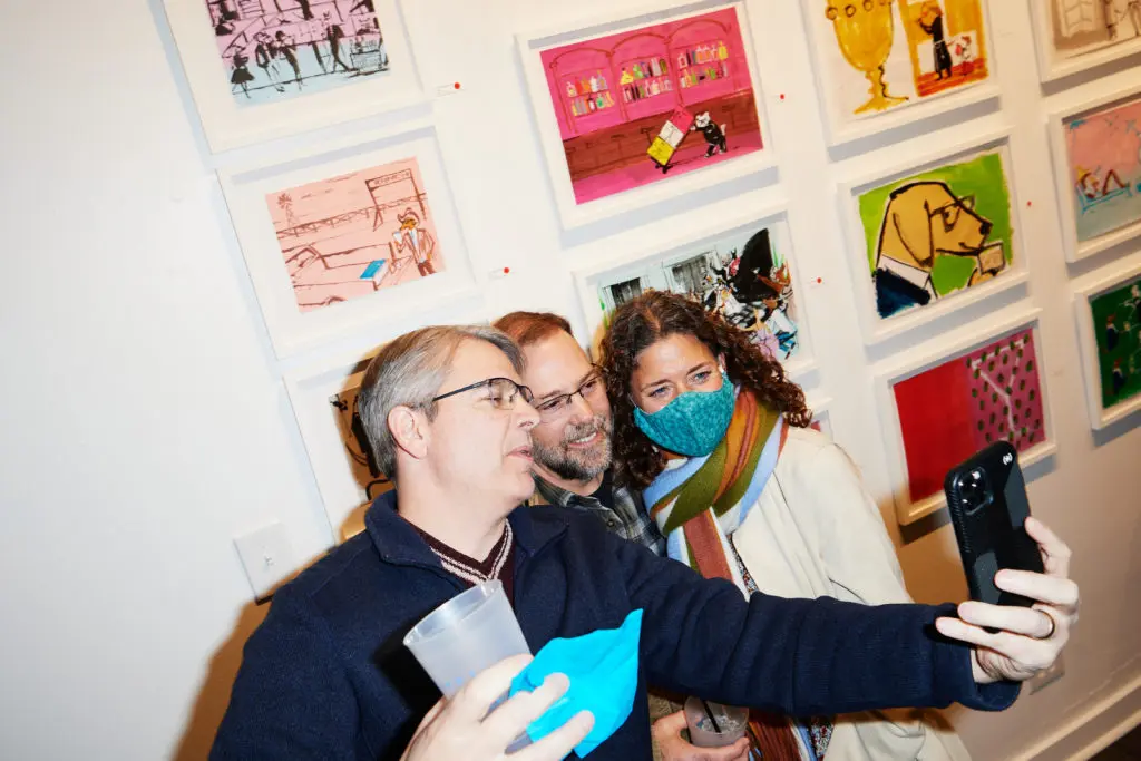 A night for group selfies (Photo by Jonathan Zizzo)