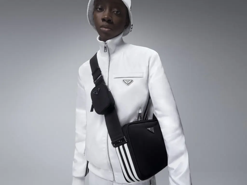 adidas for Prada Re-Nylon shoulder bag, $1,590(Photo by Jonathan Baron)