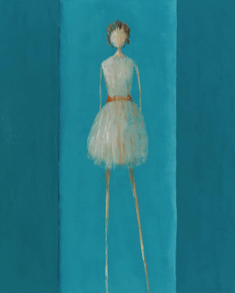René Romero Schuler's Adora, 2019. Oil on canvas.