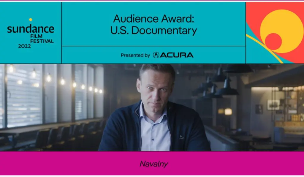 Navalny, the documentary thriller about Russian opposition leader Alexi Navalny won US Audience Award and Festival Favorite Award (photo courtesy of Sundance Institute) 