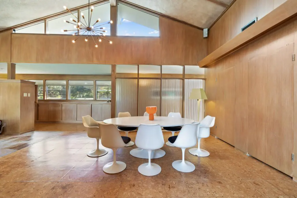 The mid-century modern time-capsule dwelling at 2430 Maroneal Street in Old Braeswood   (Photo by Josh Gremillion Photography)