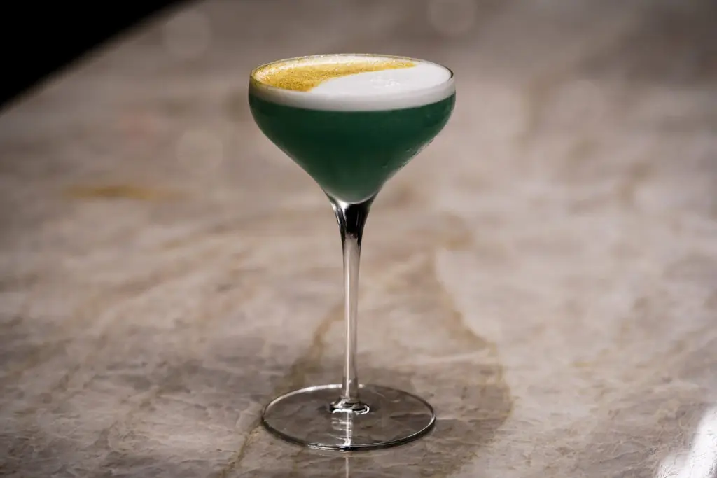 The Blue Moon cocktail created for Juliet by Ladies of Libation. (Photo by In-House Social)