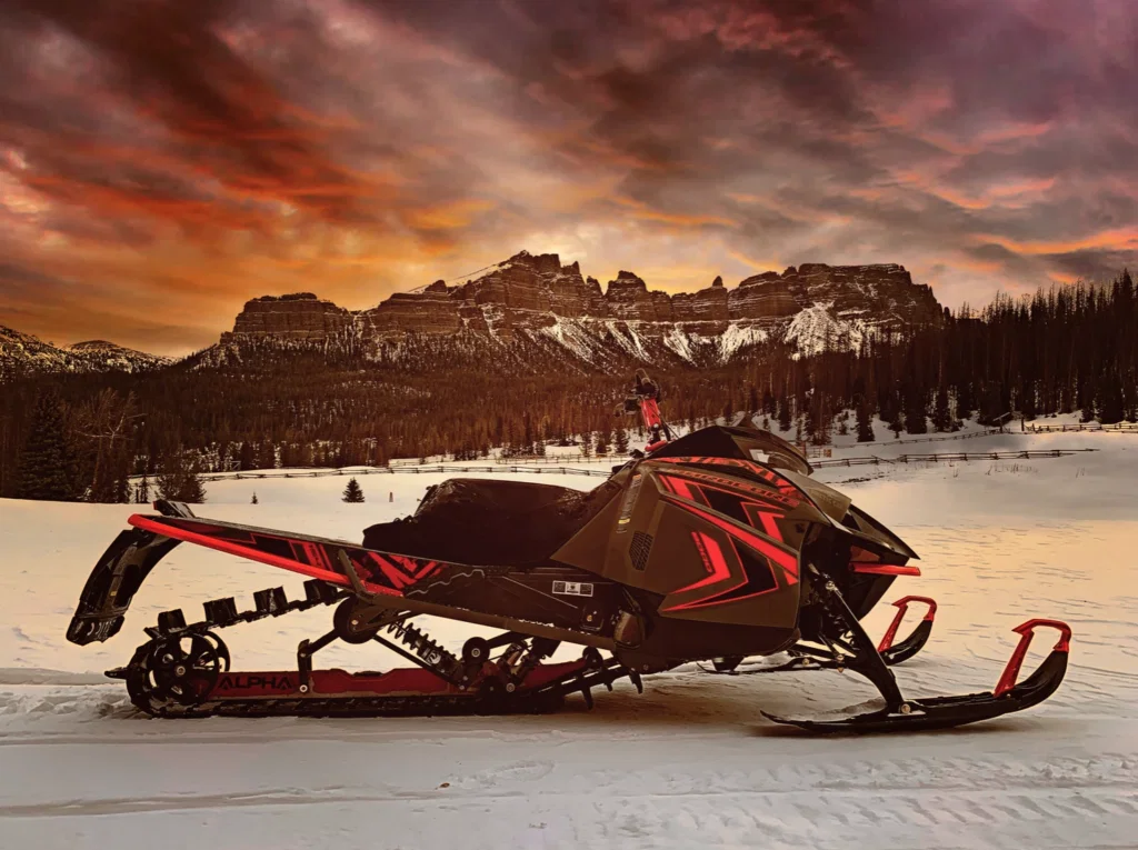 Brooks Lake Lodge is only reachable by snowmobile or dogsled in the winter months. (Courtesy Visit Wyoming)