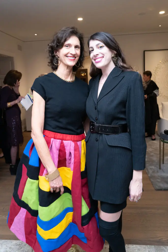 CAMH Trustee Paula Daly, CAMH Curator Rebecca Matalon at Another Great Night. (Photo by Daniel Ortiz)