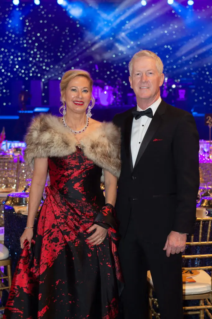 American Heart Association Heart Ball chairs Joanne Houck and Tim Singletary. (Photo by Wilson Parish)