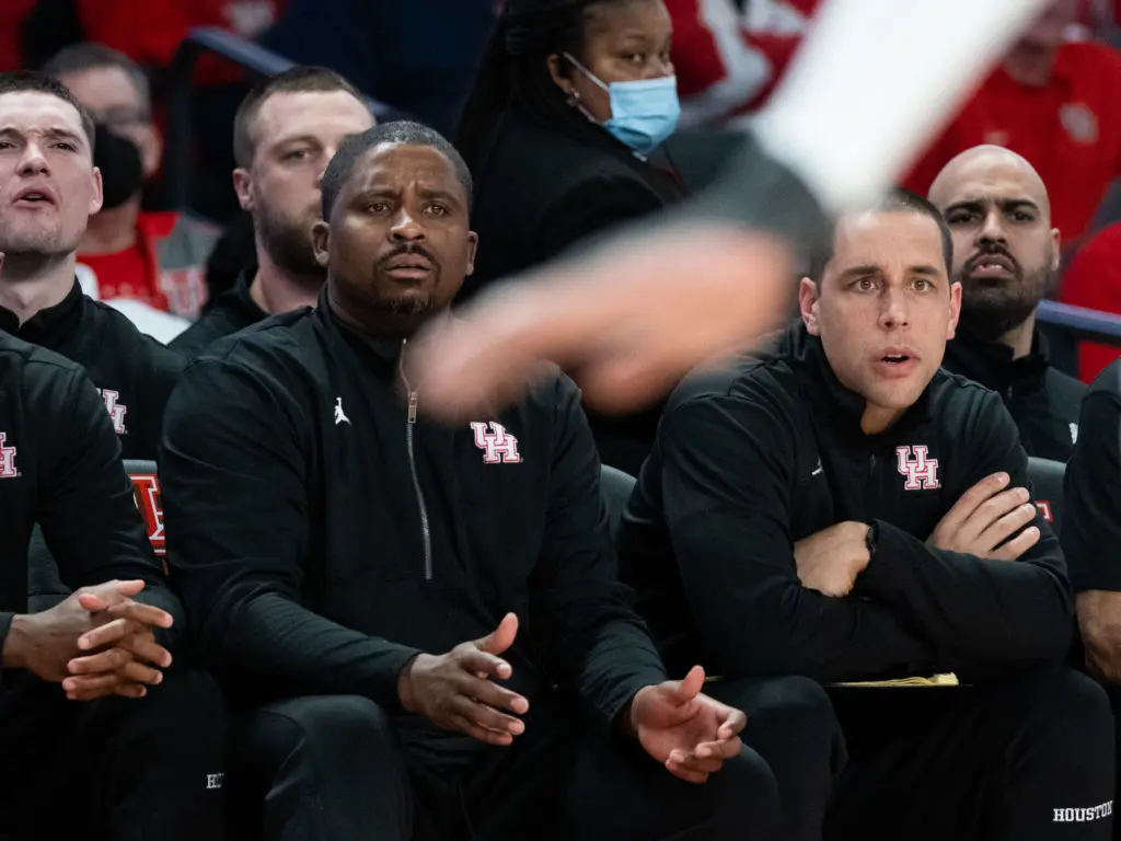 University of Houston assistants Quannas White and Kellen Sampson give the program an edge. (Photo by F. Carter Smith)