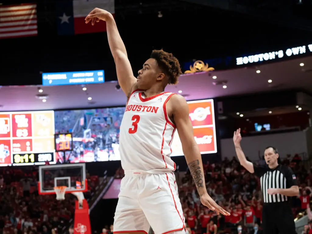 UH guard Ramon Walker Jr. has been diligently working on his 3-point shot. (Photo by F. Carter Smith)