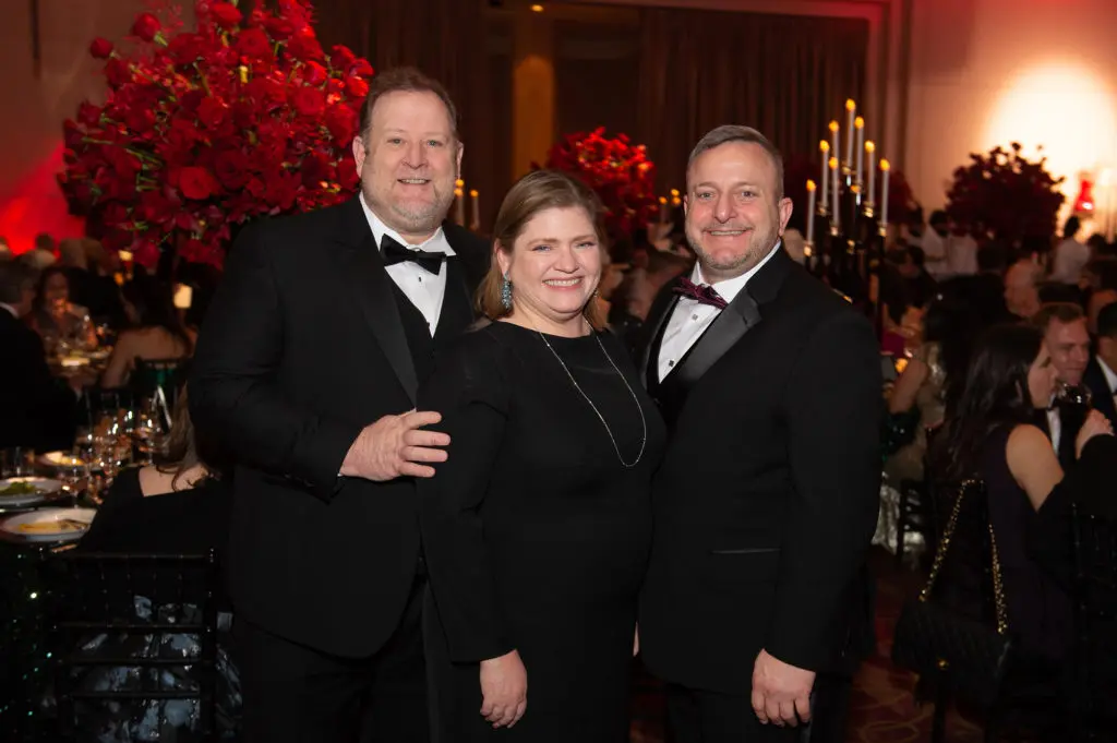 Dan & Heather Prouter, Chad Libertus 
 (Photo by Wilson Parish)