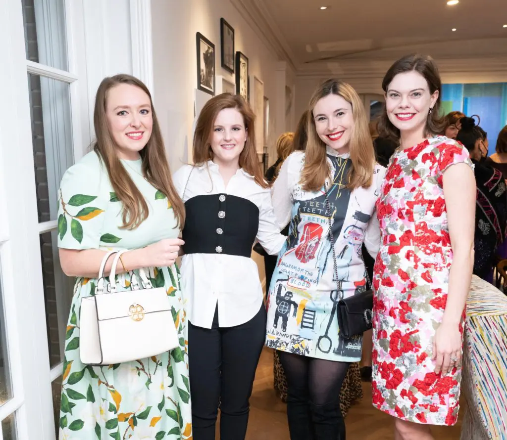 Elizabeth Smith, Jenna Lindley, Margaret Strode, Janie Zilkha at CAMH's Another Great Night fundraiser (Photo by Daniel Ortiz)