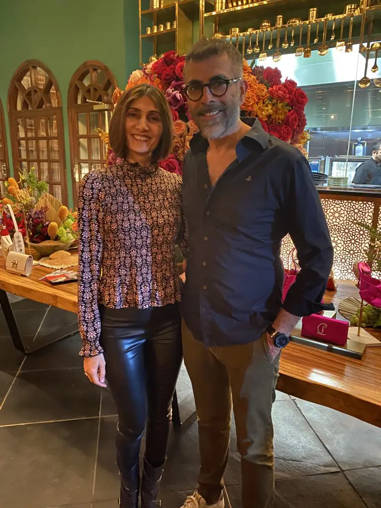 Musaafer owners Mithu and Shammi Malik at The Galleria/PaperCity Spring Luncheon held in their restaurant