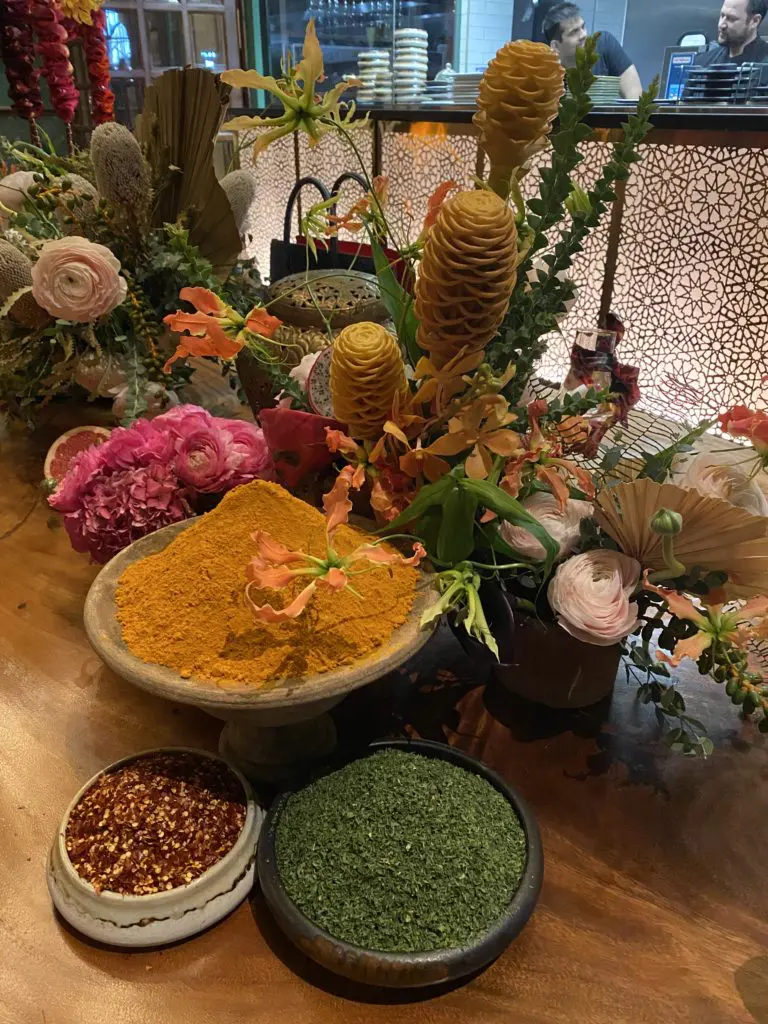 Spices used in Musaafer dishes are flown in each month directly from India. (Photo by Shelby Hodge)