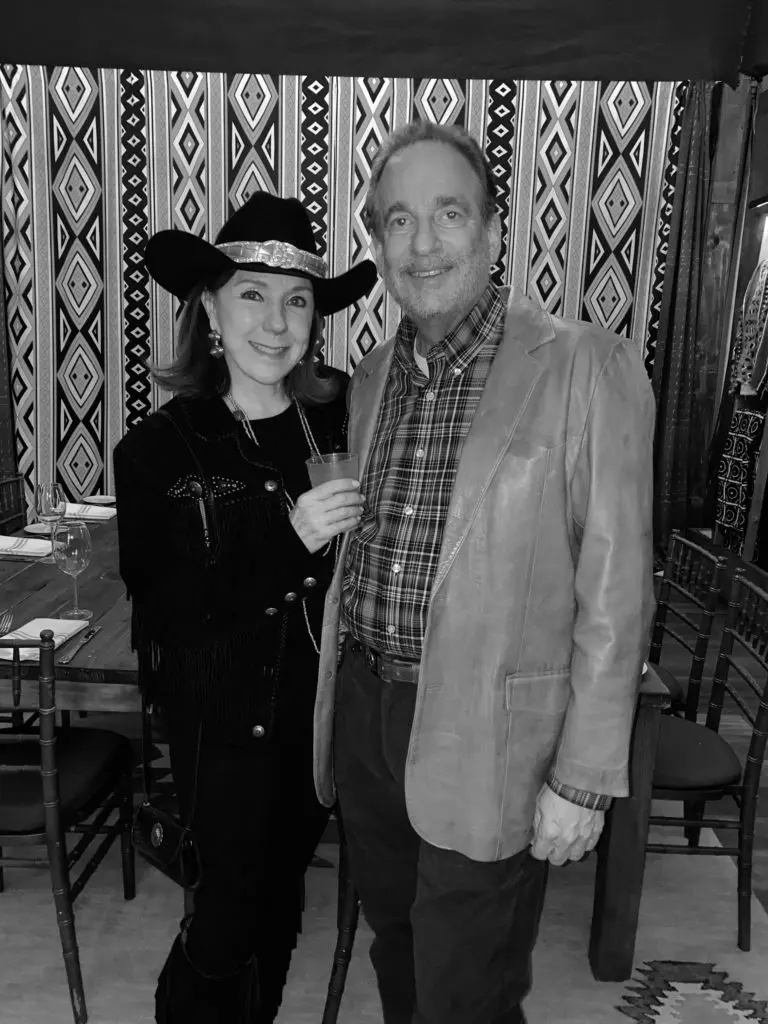 Elizabeth & Alan Stein at The Ranch Saloon + Steakhouse at the Houston Livestock Show and Rodeo (Photo by Shelby Hodge)