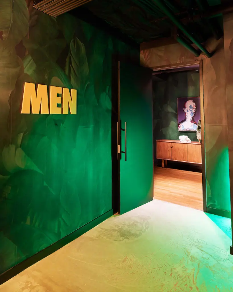 Even the locker rooms are sexy.  (Photo by JOHN REED Fitness)