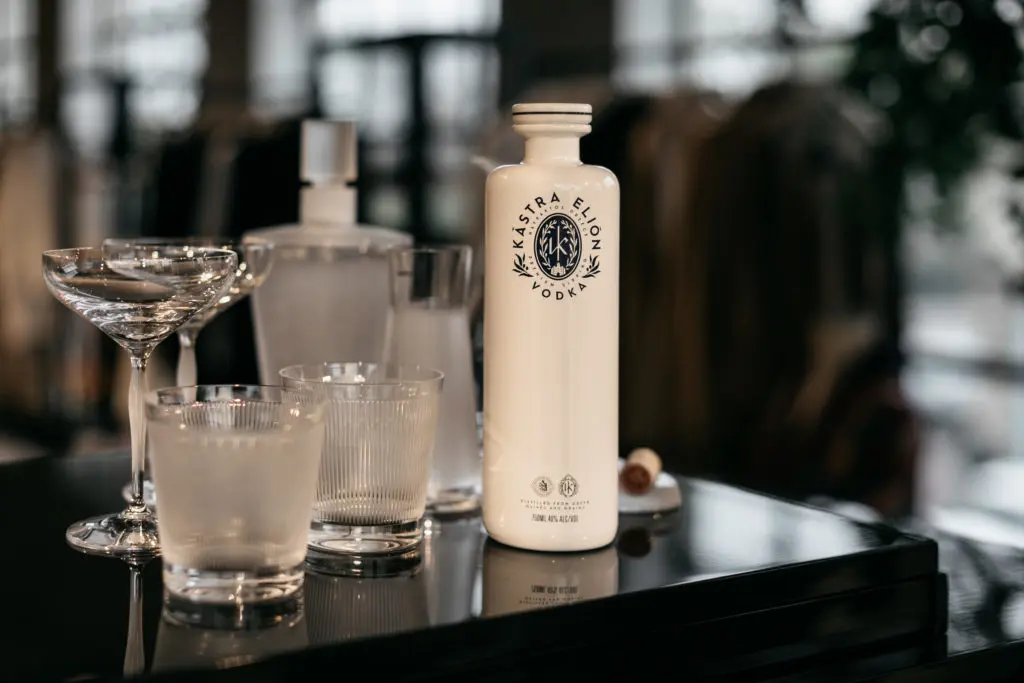 Kastra Elion Vodka (Photo by Rebecca Patton, Beckley Photography)