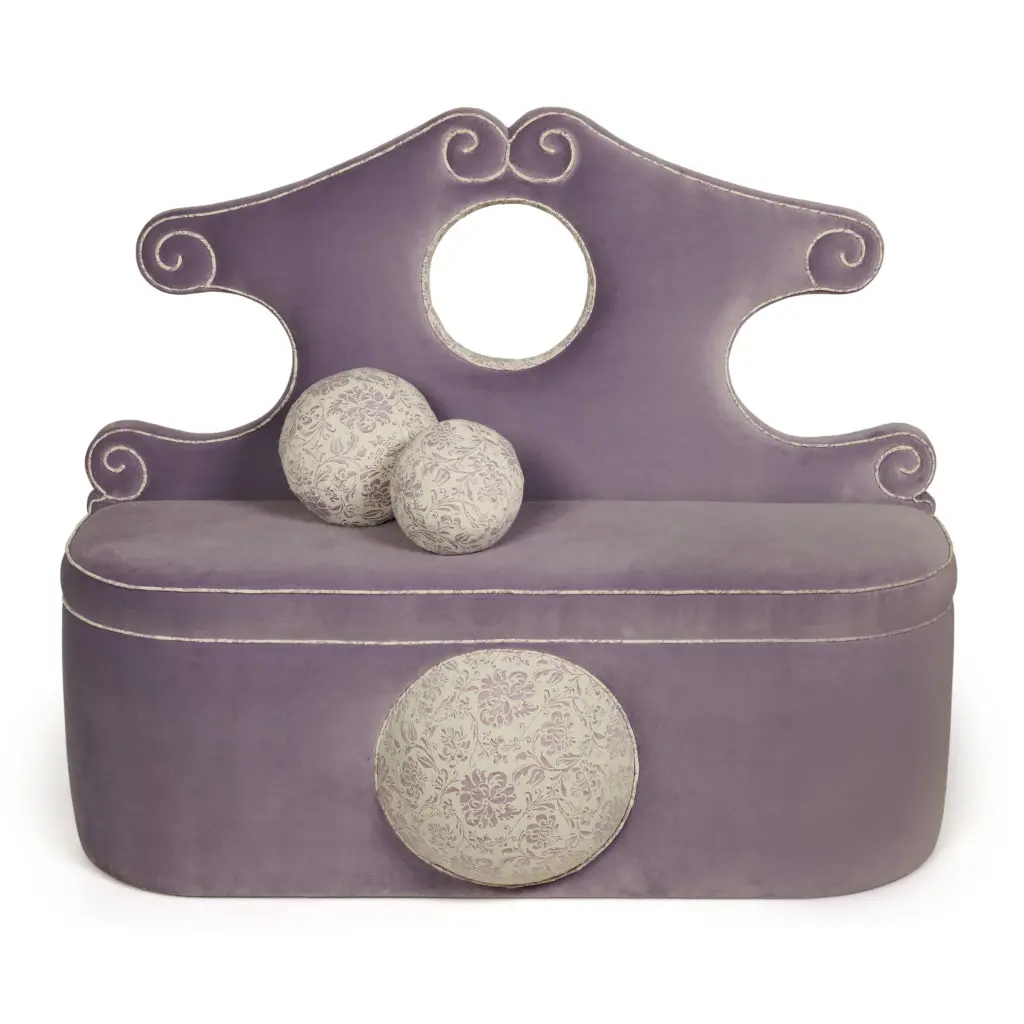Creative Tonic Design's "The ColorFUL WonderBALL Bench," 2022 (Photo by Kennon Evett )