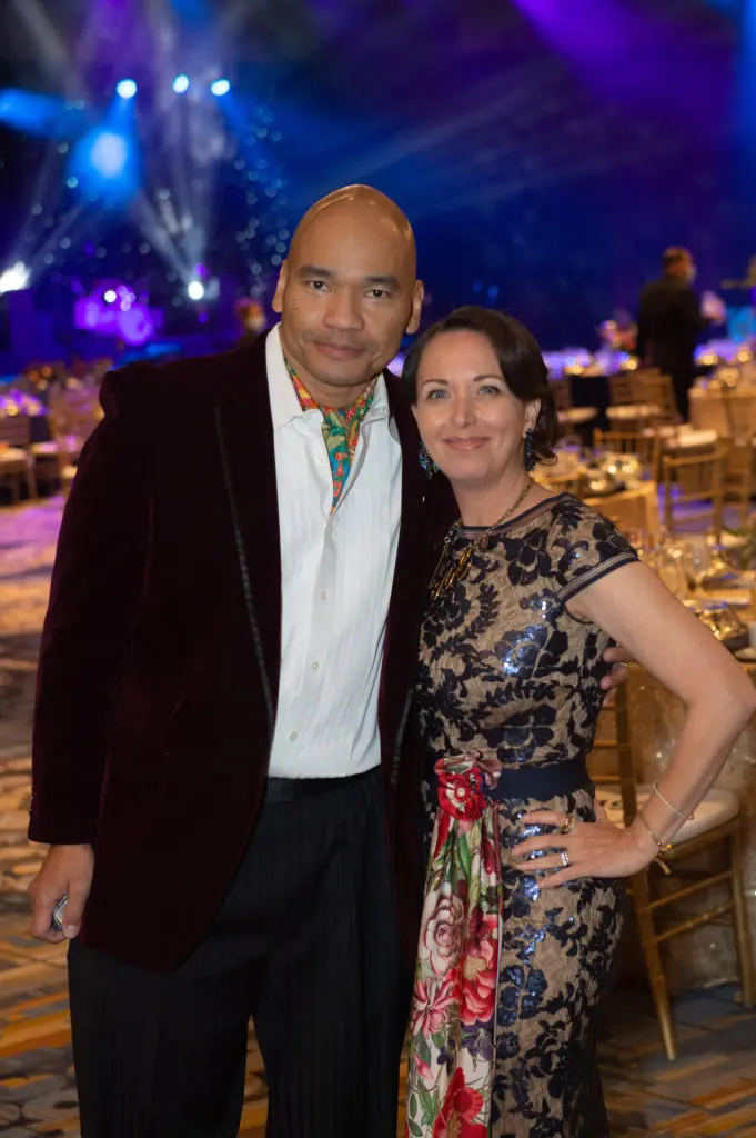 Tom Griggs, Kimberly Phipps-Nichol at the American Heart Association Heart Ball at the Hilton Americas-Houston. (Photo by Wilson Parish)