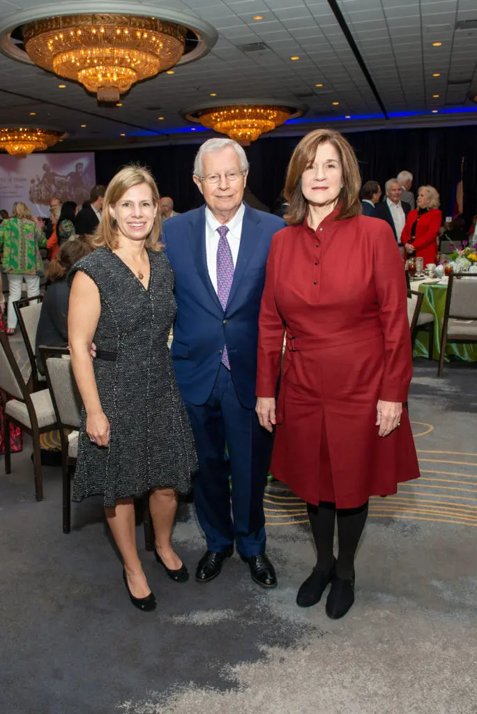Lauren Gray, Robert & Ellen Vestewig at the Bo's Place luncheon. (Photo by Jacob Power)