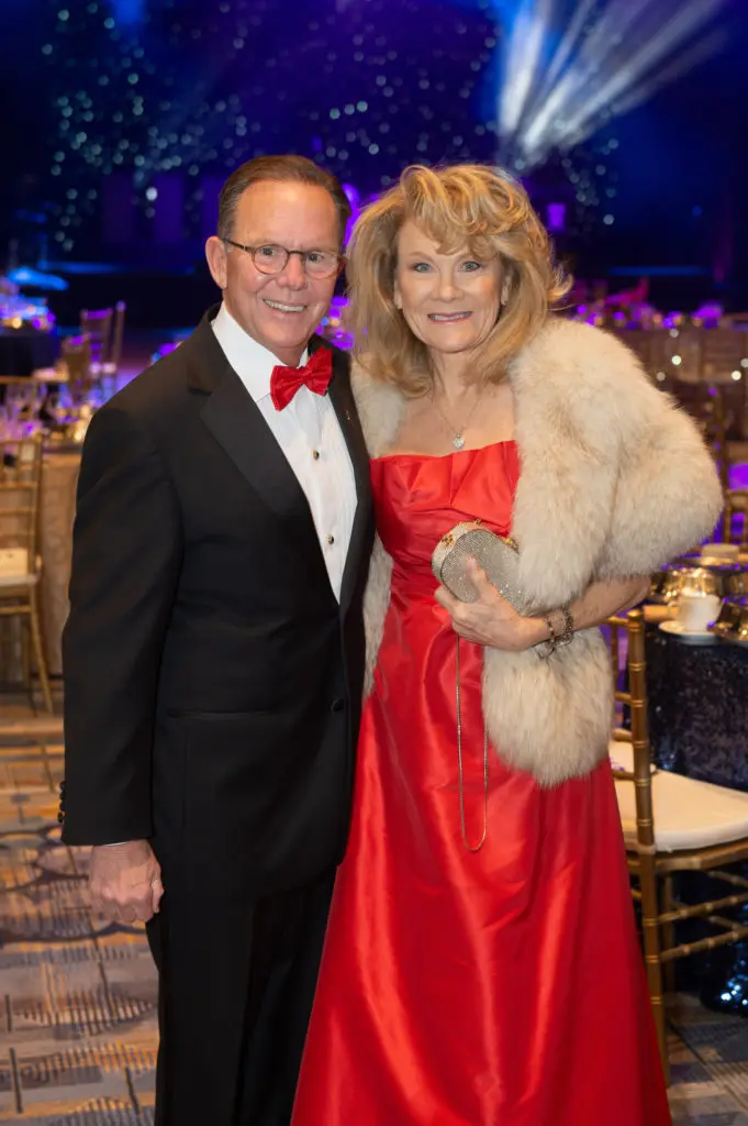 Jerry & Lisa Simon at the American Heart Association Heart Ball at the Hilton Americas-Houston. (Photo by Wilson Parish)