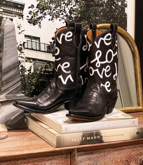 Miron Crosby Love Boot a perfect gift for your sweetheart or gal pal as a Valentine's Day surprise.