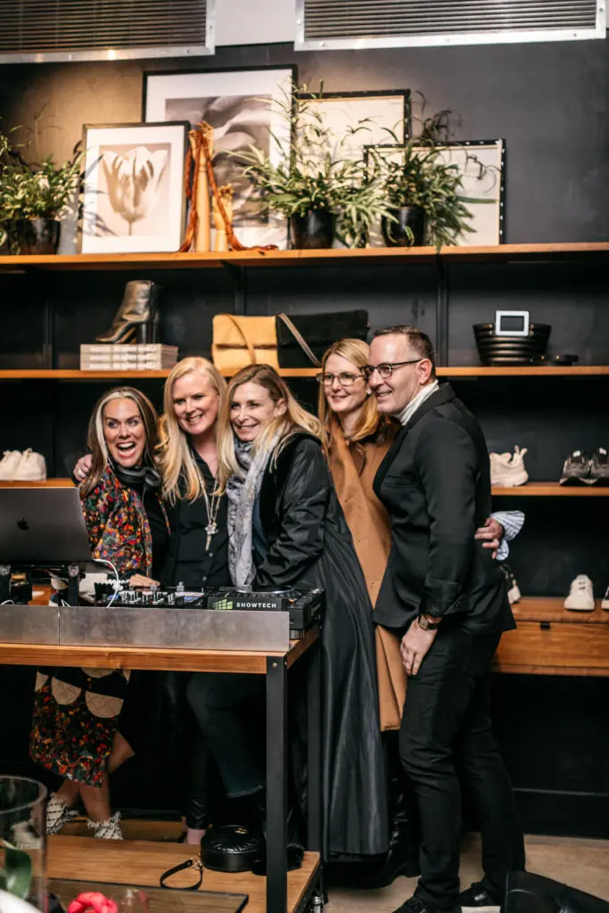 Lucy Wrubel, Suzanne Droese, Lael Brodsky, Piper Wyatt, Brian Bolke (Photo by Rebecca Patton, Beckley Photography)