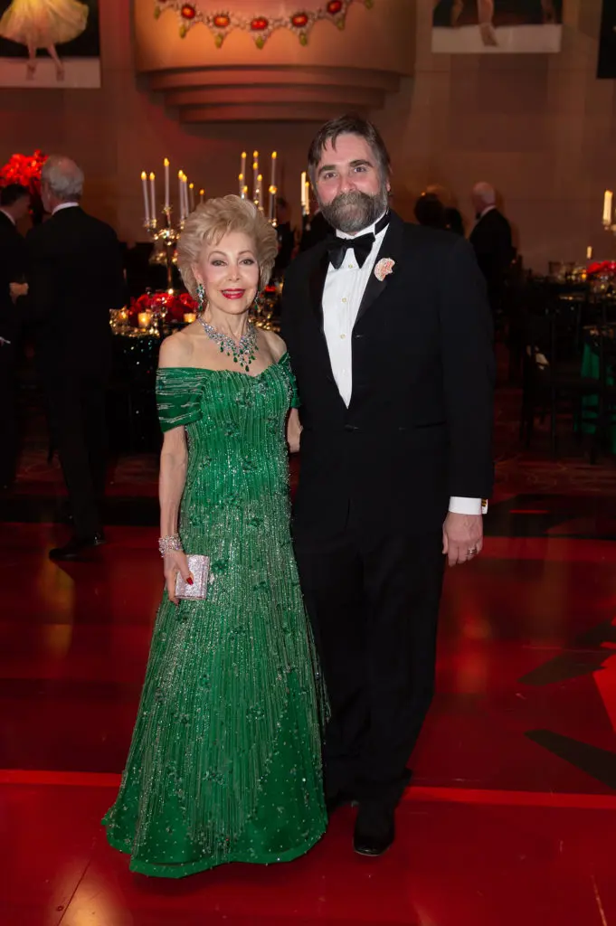Margaret Alkek Williams, Houston Ballet artistic director Stanton Welch (Photo by Wilson Parish)
