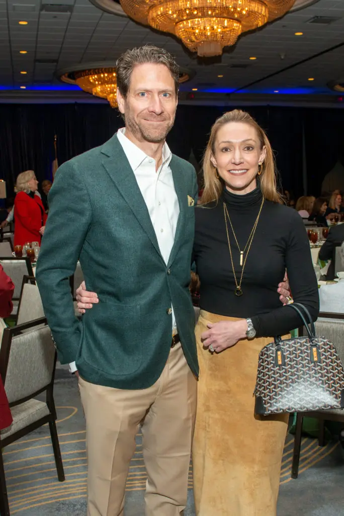 Michael & Kaitlyn Scheurich at the Bo's Place luncheon (Photo by Jacob Power)