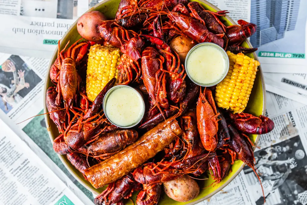 Orleans Seafood Kitchen in Katy serves up serious crawfish. (Photo by Becca Wright)