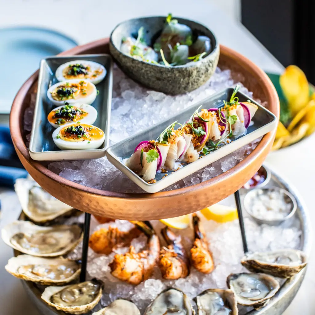 Royal Seafood Tower is a star at Plank Seafood & Provisions. 