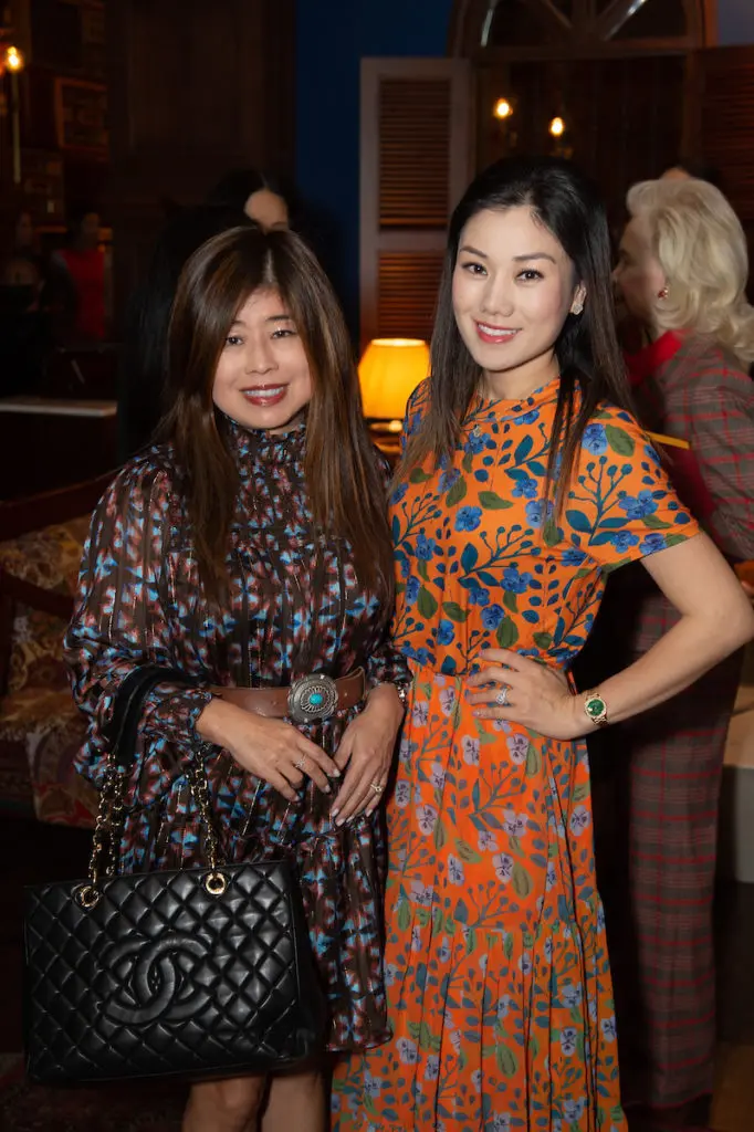 Rose Chen, Tiffany Le at Musaafer for The Galleria/PaperCity Spring Luxe Luncheon. (Photo by Wilson Parish)