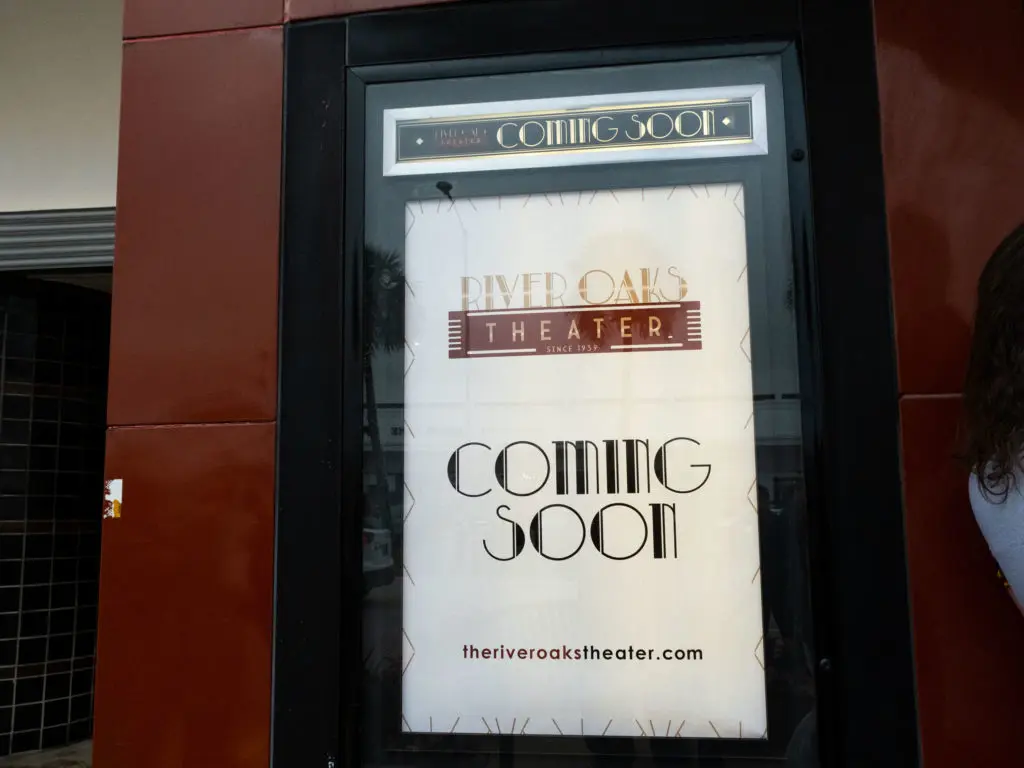 River Oaks Theatre will show movies again. (Photo by F. Carter Smith)