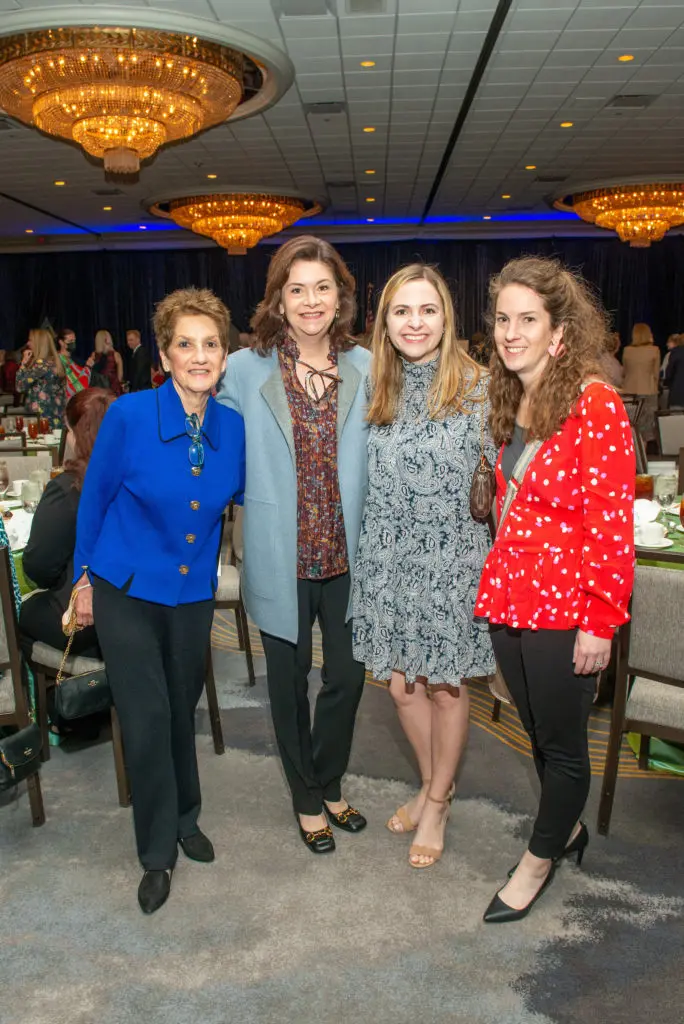 Roz Hill, Roxann Neumann, Kara Neumann, Hutton Higgins at the Bo's Place luncheon (Photo by Jacob Power)