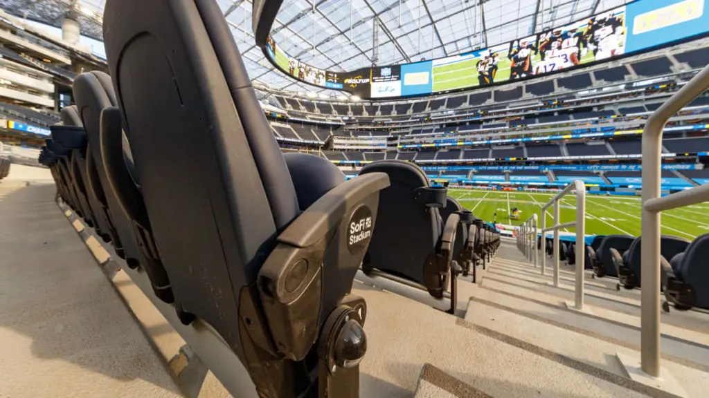 SoFi Stadium can sit more than 100,000 people for the Super Bowl.