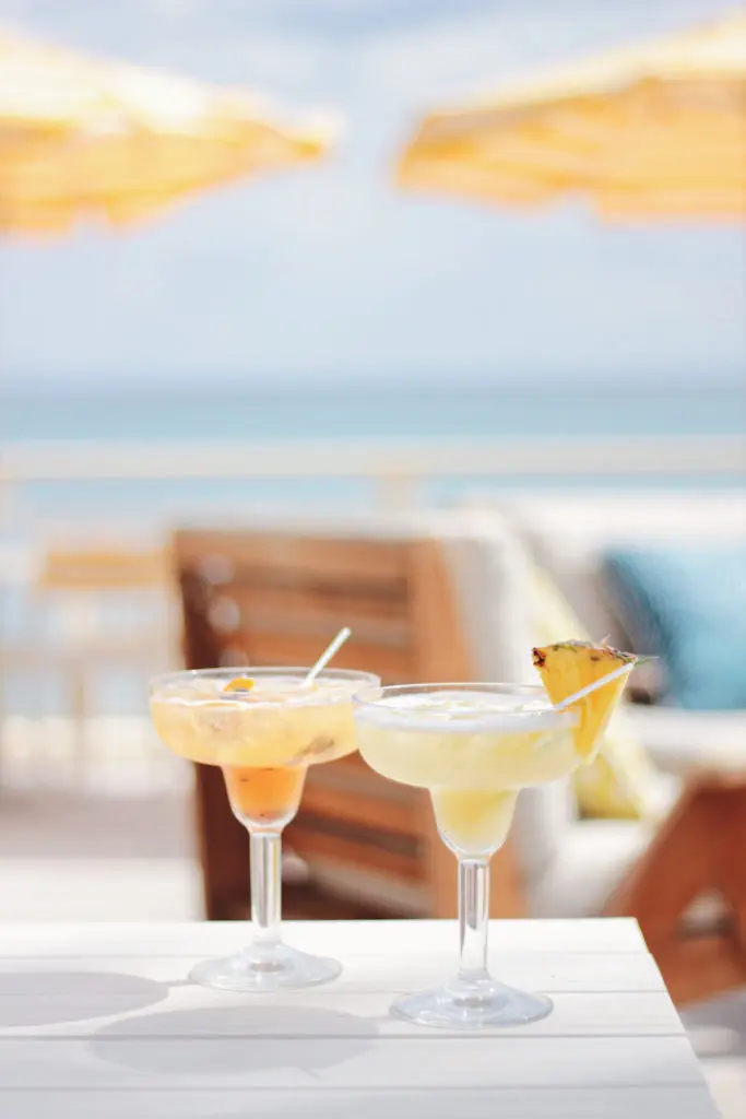 A frosty margarita at BreezeOcean Kitchen at the Eau Palm Beach. (Photo by Moris Moreno)