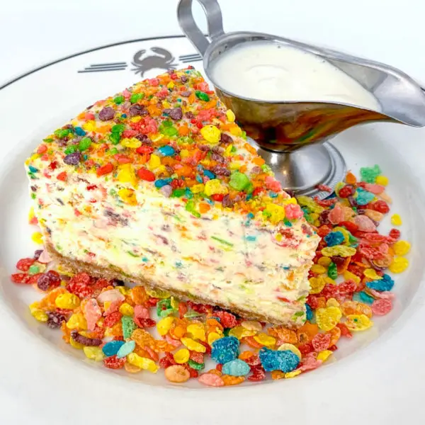 Fruity Pebbles Vanilla Cheesecake